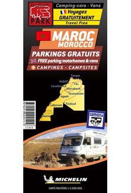Morocco: Autocamper map - Aires camping-cars