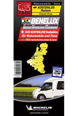 Benelux: Autocamper map - Aires camping-cars