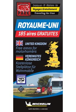 United Kingdom - Great Britain Autocamper map - Aires camping-cars