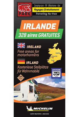 Ireland - Irlande Autocamper map - Aires camping-cars