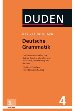 Der kleine Duden (4) - Deutsche Grammatik (HB) - 5. Auflage