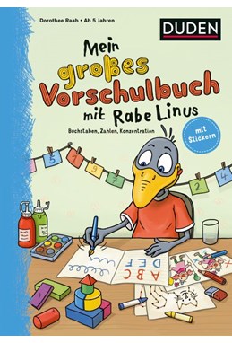 Mein großes Vorschulbuch mit Rabe Linus (PB) - Einfach lernen mit Rabe Linus