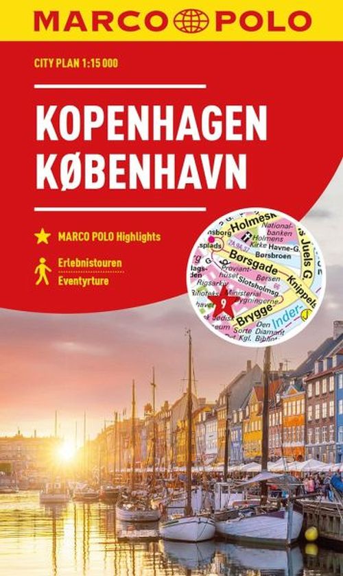 København, Marco Polo City Map