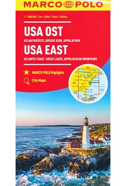 USA East : Atlantic Coast, Great Lakes, Appalachian Mountains, Florida,  Marco Polo