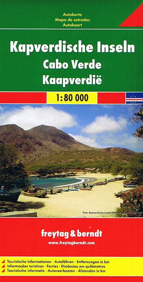Cape Verde Islands, Freytag & Berndt Road Map