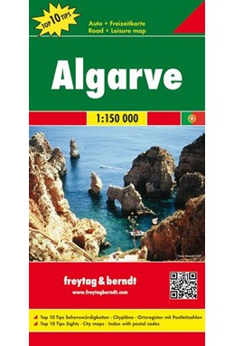Algarve, Freytag & Berndt Road + Leisure Map