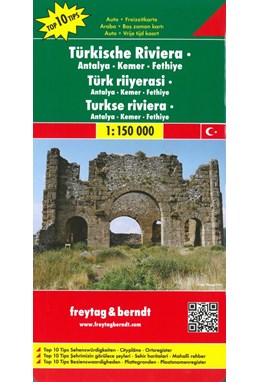 Türkische Riviera - Antalya - Kemer - Fethiye, Freytag & Berndt Autokarte 1:15