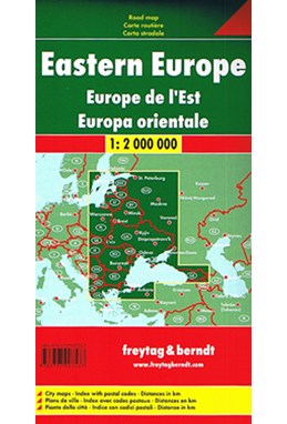Eastern Europe, Freytag & Berndt Road Map