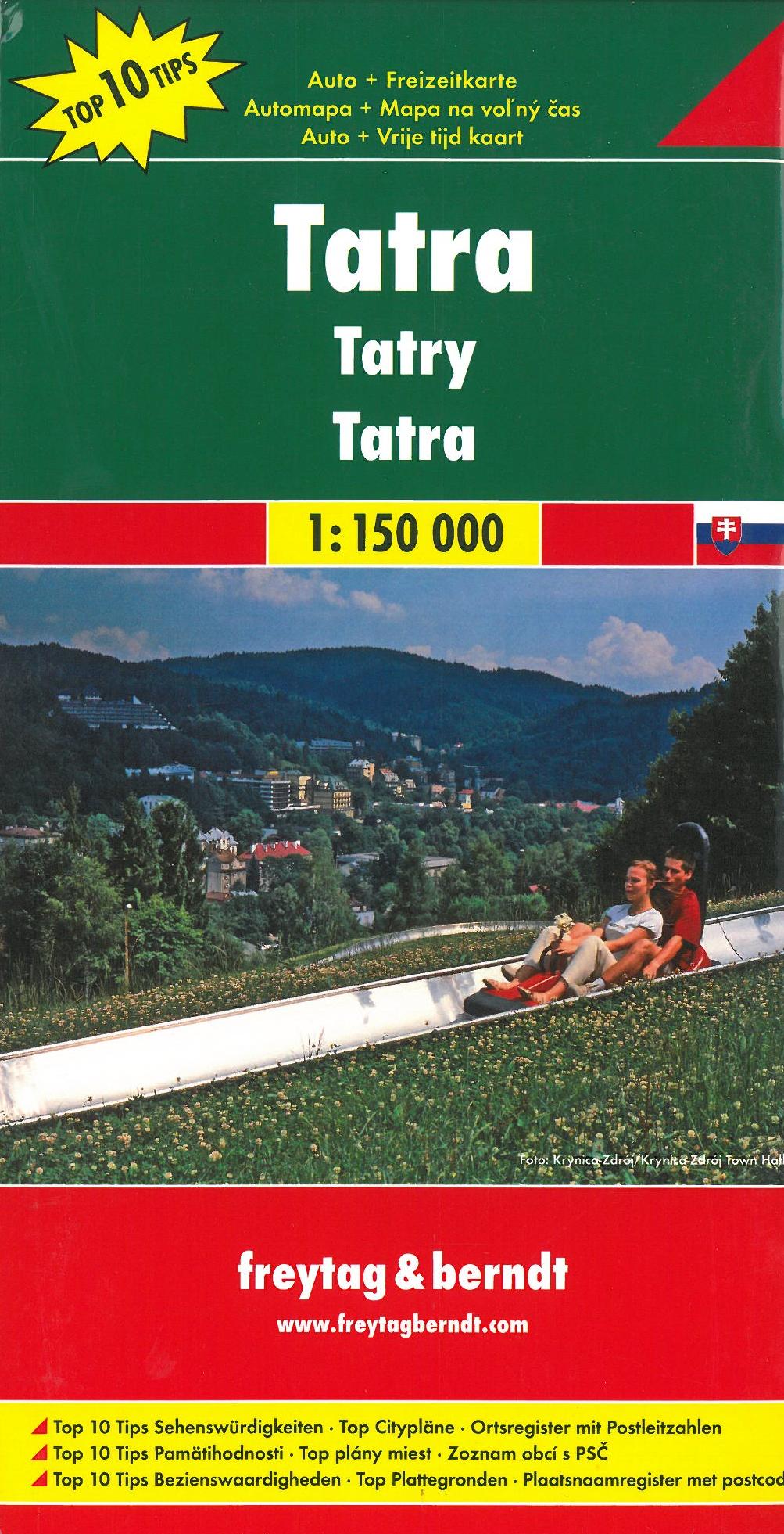 Tatra, Freytag & Berndt Road + Leisure Map 1:150 000