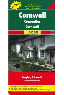 Cornwall, Freytag & Berndt Auto + Freizeitkarte 1:150.000