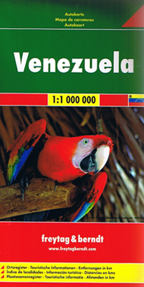 Venezuela, Freytag & Berndt Road Map