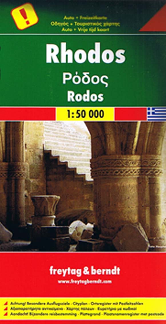 Rhodos, Freytag & Berndt Auto + Freizeitkarte 1:50.000
