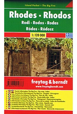 Rhodos, Freytag & Berndt Pocket map 1:120.000