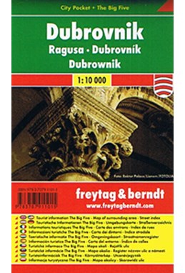 Dubrovnik, Freytag & Berndt Pocket Map 1:10.000