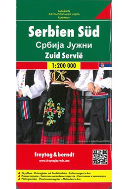 Serbia South, Freytag & Berndt Road Map