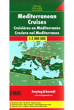 Mediterranean Cruises, Freytag & Berndt Road Map