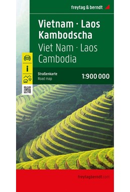 Vietnam Laos Cambodia, Freytag & Berndt Road Map