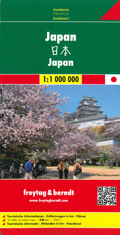Japan, Freytag & Berndt Road Map