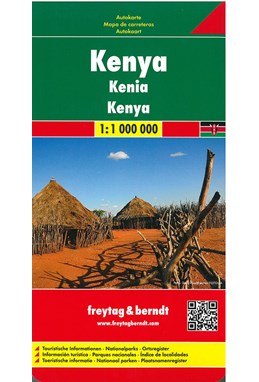 Kenya, Freytag & Berndt Road Map