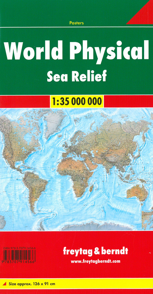 World Physical with Sea relief