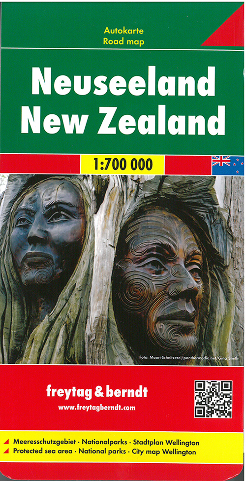 New Zealand, Freytag & Berndt Road Map
