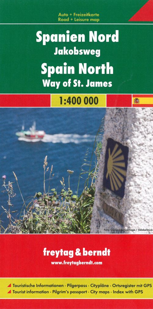 Spanien Nord - Camino de Santiago - Way of St. James - Jakobsweg, Freytag & berndt Fernwanderwege