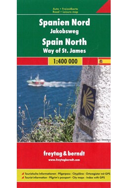 Spanien Nord - Camino de Santiago - Way of St. James - Jakobsweg, Freytag & berndt Fernwanderwege