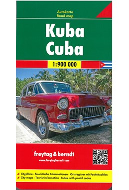 Cuba, Freytag & Berndt Road Map