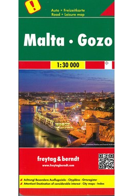 Malta Gozo, Freytag & Berndt Road & Leisure Map