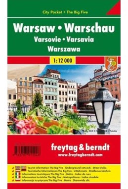 Warsaw - Warschau - Warszawa, Freytag & Berndt City Pocket + Big Five