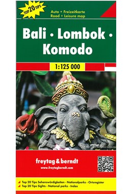 Bali - Lombok - Komodo, Freytag & Berndt Road Map