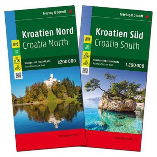 Croatia North - Croatia South, Freytag Road & Cycle Route Set