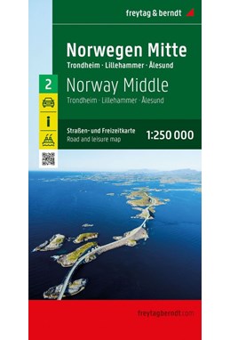 Freytag & Berndt Norwegen bl. 2: Norwegen Mitte - Trondheim, Lillehammer, Ålesund