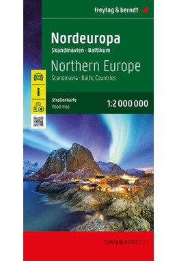 Nordeuropa: Skandinavien - Baltikum, Freytag & Berndt Autokarte