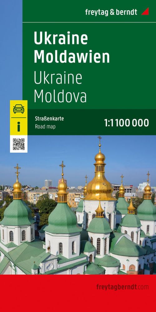 Ukraine Moldova, Freytag & Berndt Road Map