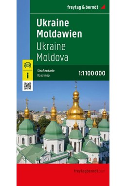 Ukraine Moldova, Freytag & Berndt Road Map