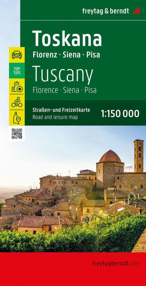 Tuscany & Florence, Freytag & Berndt Auto & Freizeitkarte 1:150 000