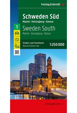 Schweden Süd blad 1: Malmö - Helsingborg - Kalmar