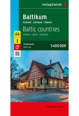 Baltic Countries - Estonia, Latvia & Lithuania Road Map