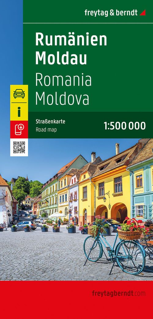 Romania Moldova, Freytag & Berndt Road Map