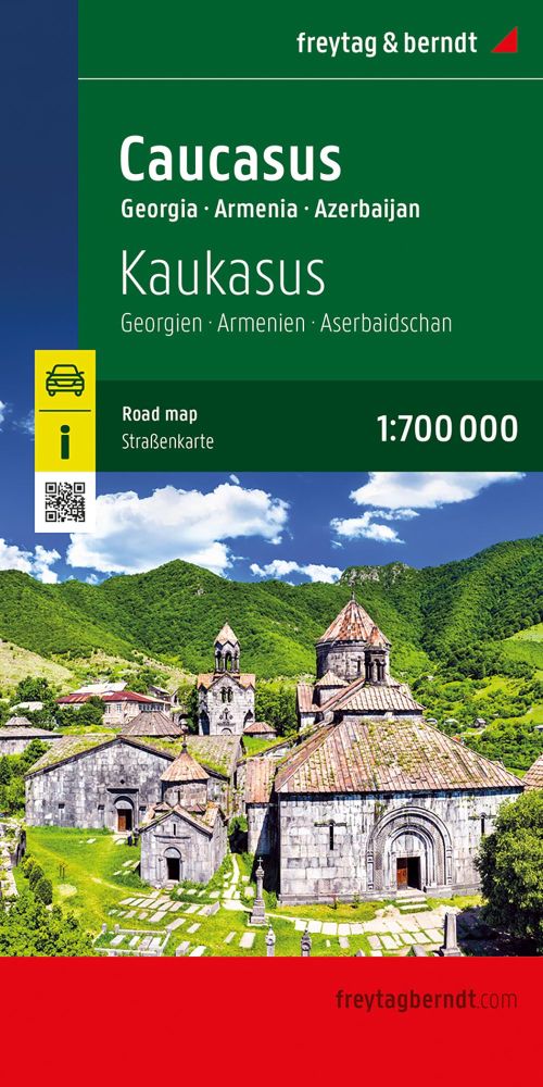 Caucasus: Georgia, Armenia & Azerbaijan, Freytag & Berndt Road Map