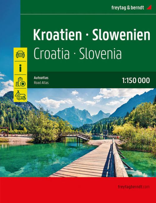 Kroatien - Slowenien, Croatia - Slovenia Road Atlas