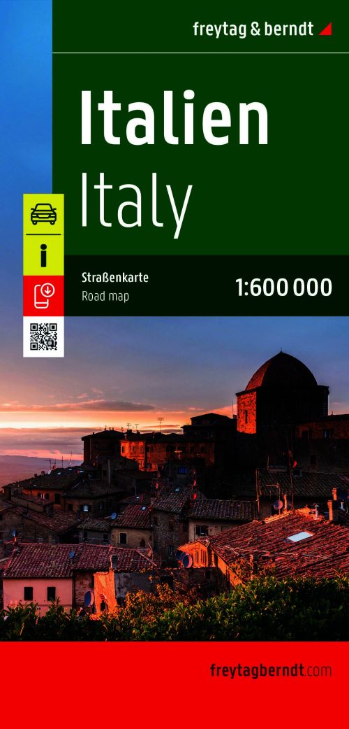 Italy, Freytag & Berndt Road Map