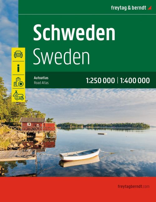 Sverige Bilatlas - Sweden Road Atlas - Schweden Autoatlas