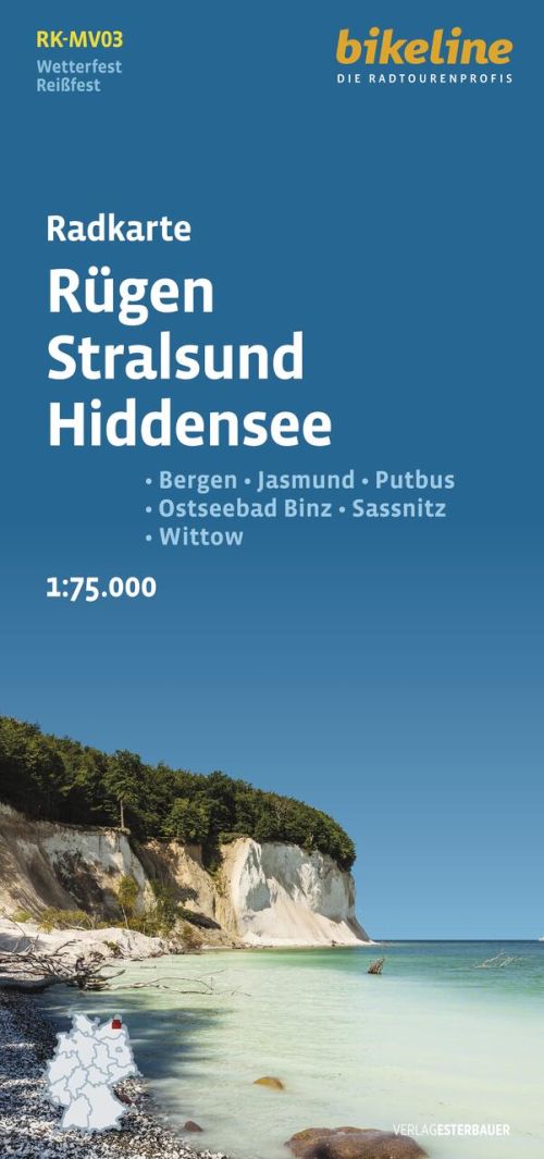 Rügen Stralsund Hiddensee, Bikeline Radkarte