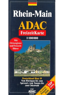ADAC FreizeitKarte Deutschland Blad 19: Rhein-Main