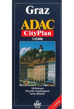 Graz, ADAC Stadtplan* 1:15 000