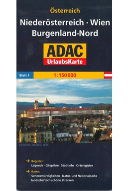 Österreich UrlaubsKarte bl. 1: Niederösterreich, Wien, Burgenland-Nord