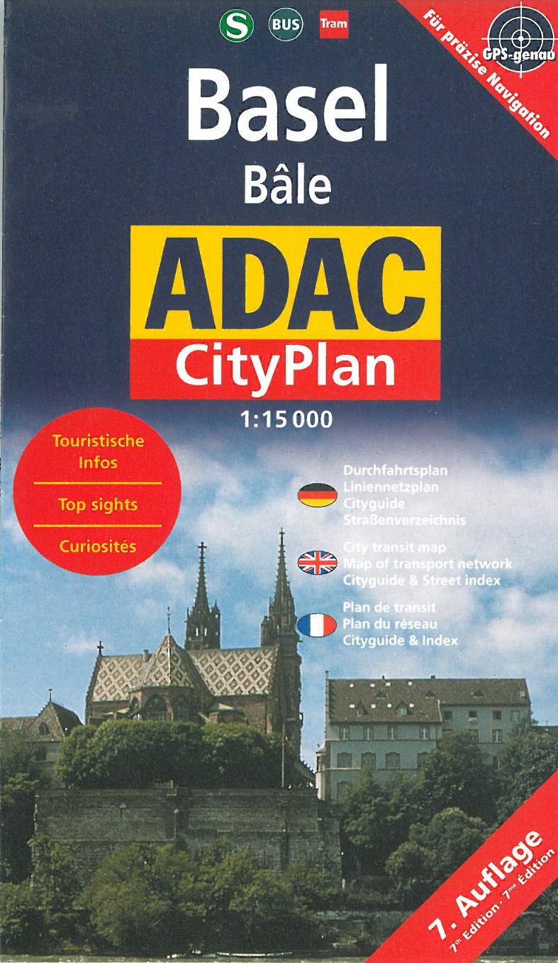 Basel, ADAC CityPlan 1:15.000