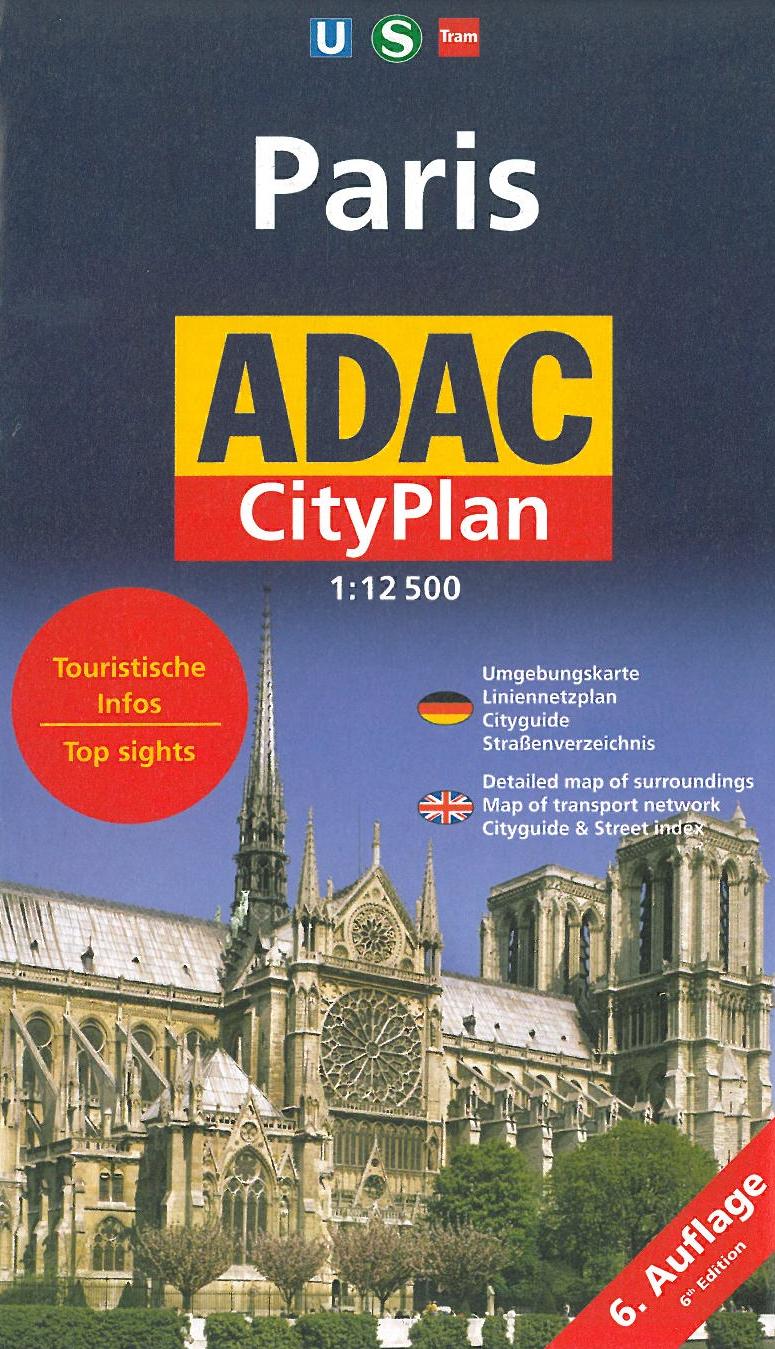 Paris, ADAC CityPlan 1:12.500*